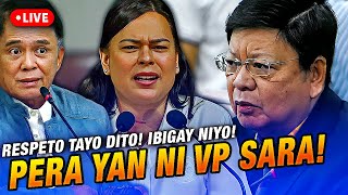 🔴LIVE PERA LANG YAN PERO BASTUSAN NA TO NAGSIGAWAN DAHIL SA BUDGET NI VP SARA DUTERTE [upl. by Nathanial463]