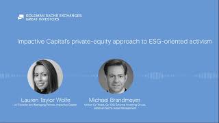 Impactive Capital’s private equity approach to ESGoriented activism [upl. by Angelia526]