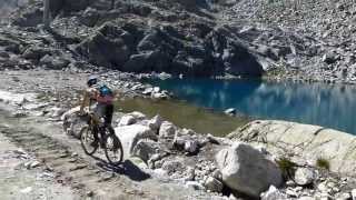 Cima PRESENA 3069m MTB  GHIACCIAIO discesa Pista Nera Paradiso [upl. by Nnylannej]