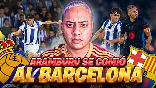 ARAMBURU VS RAPHINHA El Duelo del venezolano Hoy en el 1 a 0 de la Real Sociedad sobre el Barcelona [upl. by Emmerie168]