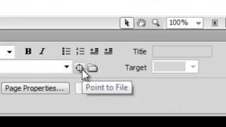 Linking your audio file in Dreamweaver [upl. by Milton39]