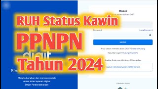 Cara Seting Status Kawin PPNPN Tahun 2024 [upl. by Xella]