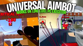 Roblox Universal Aimbot Script For LOW LEVEL PC EXECUTOR  Incognito amp Solara Executor Supported [upl. by Thunell]