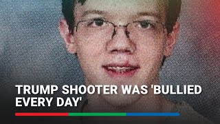 Trump shooter was bullied every day an outcast says school classmate  ABSCBN News [upl. by Enwad158]