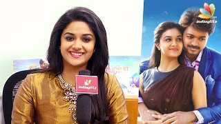 Keerthi Suresh Interview Vijay Gives Equal Space Script To His Actresses  Bairavaa [upl. by Norab236]