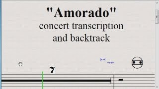 Accordion Sheet Music Review of quotAmorado  Brasileirinhoquot Old version [upl. by Nojel]