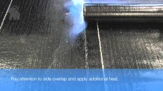 Soprema HeatApplied Base Field Installation Procedure [upl. by Sac]