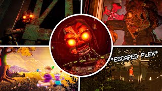 ALL SECRET  GOOD ENDINGS escaping the pizzaplex  FNAF Security Breach RUIN DLC [upl. by Beaufort]