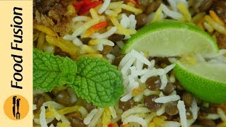 Qeema Masoor Biryani Recipe By Food Fusion [upl. by Buxton]