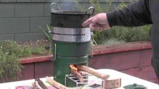 Operation of the StoveTec Combo Two Door Stove [upl. by Milburr]