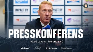 Presskonferens VLH  FHC [upl. by Noll]