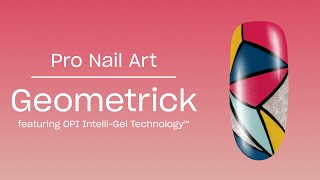 Geometric Nail Art [upl. by Mihsah]