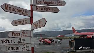 Greenland 2024  Flight  Airport [upl. by Whitson192]