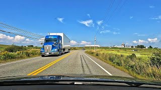 V247 Driving from Masstown NS to Onslow NS Canada Aug 2024 [upl. by Wilhide]