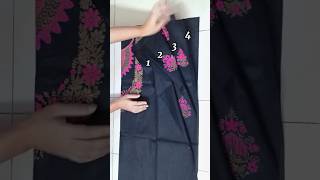 Easiest way of Kameez Cutting ✂️ in 30sec shorts cuttingandstitching [upl. by Avi]