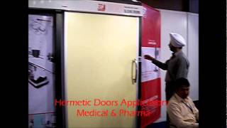 Hermetically Sealed Sliding Door Medical Door Automatic Door [upl. by Spragens]