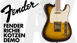 Fender Richie Kotzen Telecaster Fender Richie Kotzen Demo Review [upl. by Johnston]