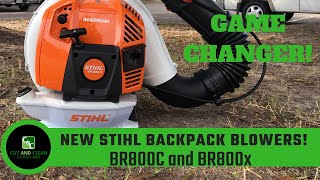 STIHL BR800 Backpack Blower  New BR800c and BR800X Magnum [upl. by Iaverne]