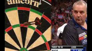 9 Darter 2 Phil Taylor vs James Wade  2010 Premier League Finals  Part 89 [upl. by Ahtanaram]