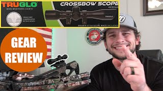 Tru Glo 4x32 Crossbow Scope Review [upl. by Rolf]