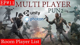 Unity Multiplayer Tutorial Using Photon Unity Networking PUN 2 for Beginners Ep11 PlayerList 1 [upl. by Andrews735]