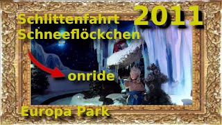 Europa Park  Schlittenfahrt Schneeflöckchen [upl. by Ly]