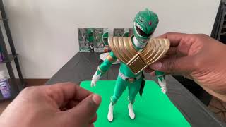 Power Ranger 16 Scale Green Ranger Figure ThreeZero [upl. by Yddeg]