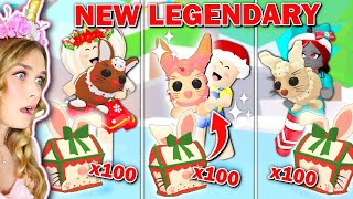 Who Can Get The MOST LEGENDARIES From 100 Hare Boxes In Adopt Me Roblox [upl. by Cchaddie522]