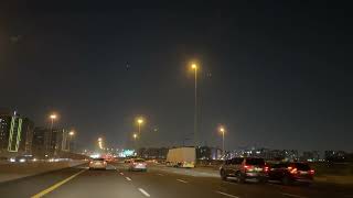 Dubai Majan to Sharjah Corniche  4K Drive [upl. by Aryad]