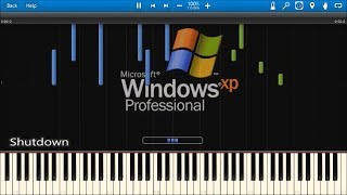 WINDOWS STARTUP AND SHUTDOWN SOUNDS IN SYNTHESIA [upl. by Allred857]