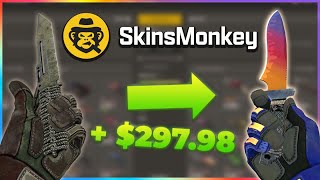 How to make PROFIT on SKINSMONKEY in 2023 [upl. by Lachance839]