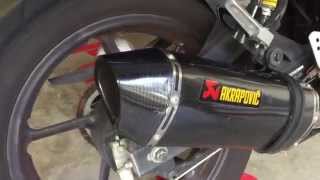 YAMAHA FZ 16BYSON AKRAPOVIC EXHAUST [upl. by Ziul]