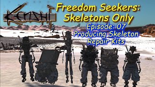 Kenshi Skeleton Only Freedom Seekers  Reorganizing the Base amp Making Skeleton Reapir Kits  s02e07 [upl. by Ehud]