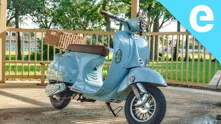 VespaLookin ELECTRIC Scooter AventuraX EV29 Review [upl. by Werna]