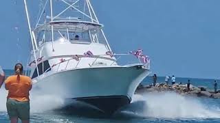 BOATS AND JET SKI WAVE JUMPING – THRILLING ACTION AT VENICE FLORIDA JETTY [upl. by Weikert]