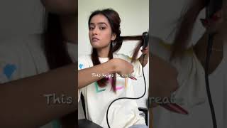 How to style blowout using straightener youtubeshorts trending hairstyle viral video [upl. by Moises]