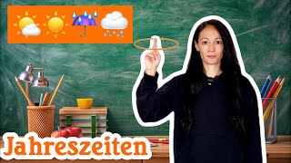 Jahreszeiten in die Gebärdensprache Gebärdensprache lernen  The Seasons in german sign language￼ [upl. by Aguie989]