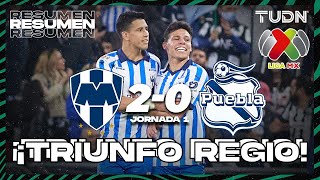 HIGHLIGHTS  Monterrey 20 Puebla  Liga Mx  CL2024 J1  TUDN [upl. by Amelina975]