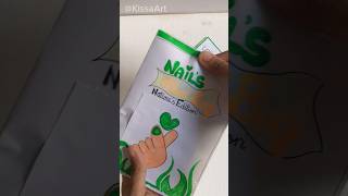 Unboxing Paper Nails Blind Bag 💅🍃😍😱 art craft asmr shorts viral [upl. by Granthem]