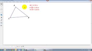 Introduction to Geometers Sketchpad Measurements [upl. by Airamzul]