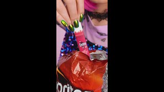 Doritos Lipstick Cool Makeup Hack 🌮💄 doritos creative [upl. by Hadias]