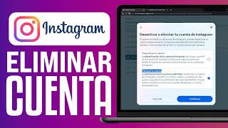 Cómo ELIMINAR o DESACTIVAR cuenta de INSTAGRAM desde PC 2024 [upl. by Aeniah]