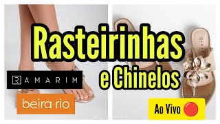 RASTEIRINHAS FEMININAS VERÃO 2025  CHINELOS LINDOS  BEIRARIO CALÇADOS E RAMARIM VERÃO 2025 [upl. by Alysia]