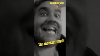 happy halloween reaction music monster mash chucklehead challenge memes funny art [upl. by Ellertal243]