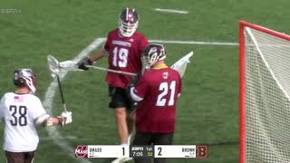 Brown vs UMass Lacrosse Highlights  2024 College Lacrosse [upl. by Hammel]