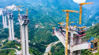 Mega Bridge Construction Modern Engineering Highlights Swing Bridge [upl. by Oemor]