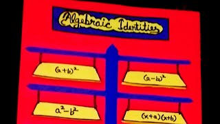 Model on Algebraic identities Maths project Maths TLMChart on Algebraic identities [upl. by Acnayb780]