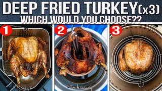 The Best Way to Deep Fry a Thanksgiving Turkey  We Tried them ALL  SAM THE COOKING GUY 4K [upl. by Arah]