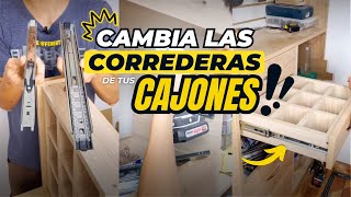 🚀🔧¿CÓMO CAMBIAR LAS CORREDERAS TELESCÓPICAS [upl. by Atilahs]