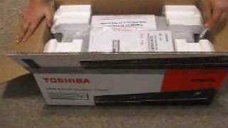 Unboxing Toshiba DVDVCR Combo Player SDV398 [upl. by Lennahs]